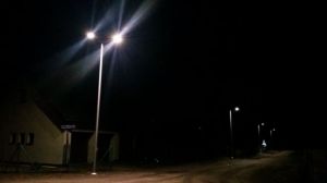 Nowe oświetlenie na ulicy Jana Pawła II w Kaletach